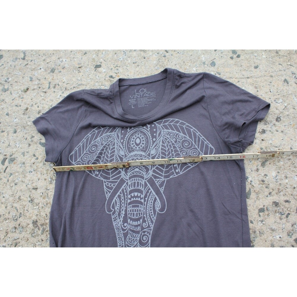 Lot Of 4 M/L Womens Hippie Peace Love Elephant Mother Earth Shirts Modern Lux - Picture 13 of 16